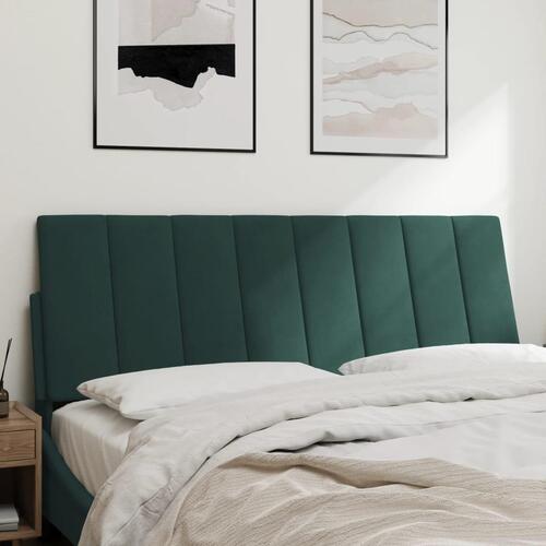 Gavlpude 120 cm velour mørkegrøn