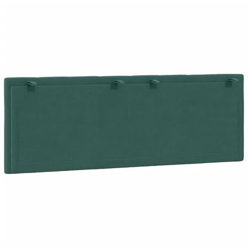 Gavlpude 120 cm velour mørkegrøn
