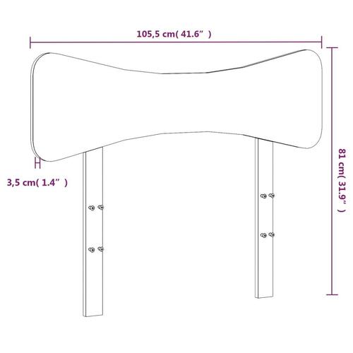 Sengegavl 100 cm massivt fyrretræ