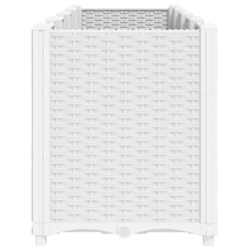 Plantekasse 160x40x53 cm PP hvid
