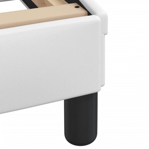 Sengeramme uden madras Hvar 180x200 cm kunstlæder hvid