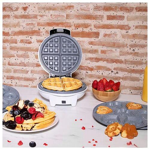 Fun Gofrestone 3in1 vaffeljern 700 W - hvid