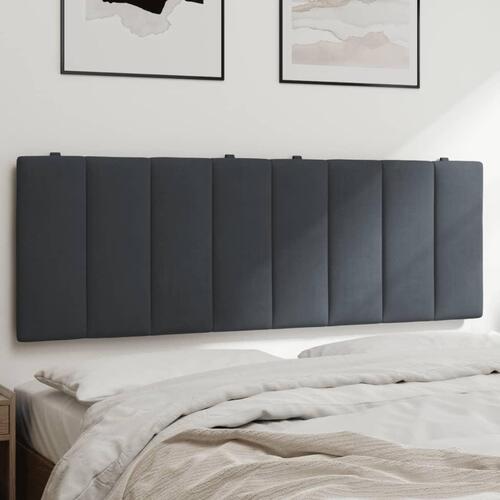 Gavlpude 120 cm velour mørkegrå