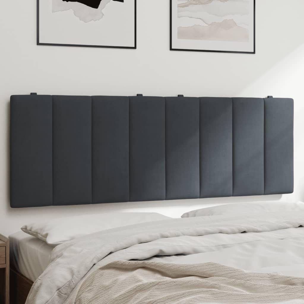 Gavlpude 120 cm velour mørkegrå