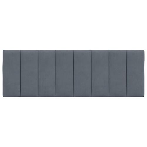 Gavlpude 120 cm velour mørkegrå