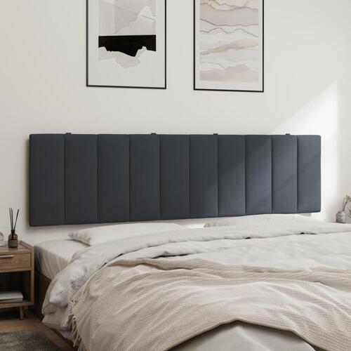 Gavlpude 180 cm velour mørkegrå