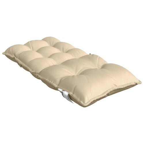 Stolehynde med lav ryg 4 stk. oxfordstof beige