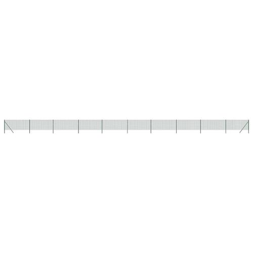 Trådhegn 0,8x25 m galvaniseret stål grøn