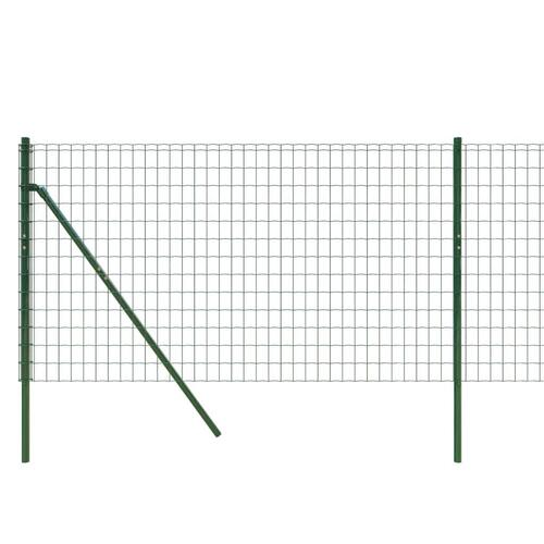 Trådhegn 0,8x25 m galvaniseret stål grøn