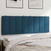 Gavlpude 120 cm velour blå