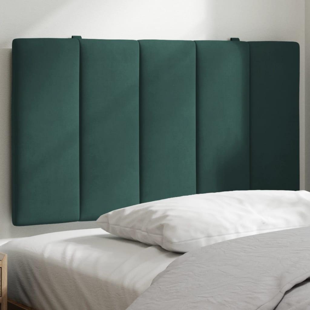 Gavlpude 80 cm velour mørkegrøn