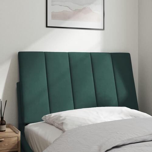 Gavlpude 80 cm velour mørkegrøn