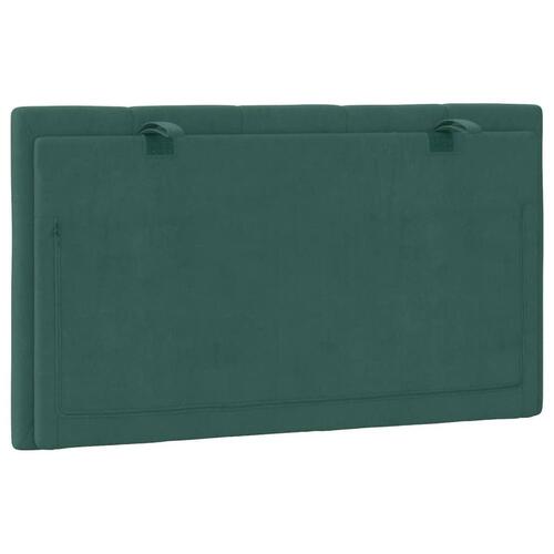 Gavlpude 80 cm velour mørkegrøn