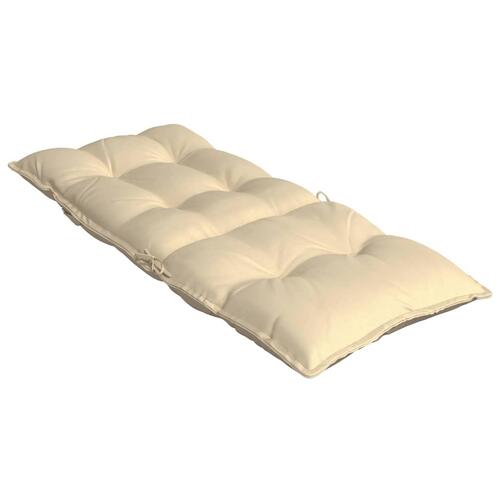 Stolehynder m. høj ryg 2 stk. oxfordstof beige