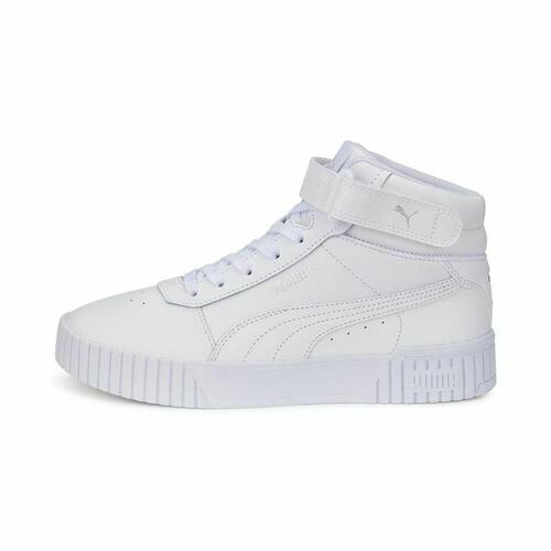 Kvinde Casual Sneakers Puma Carina 2.0 Mid Hvid 41