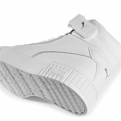 Kvinde Casual Sneakers Puma Carina 2.0 Mid Hvid 41