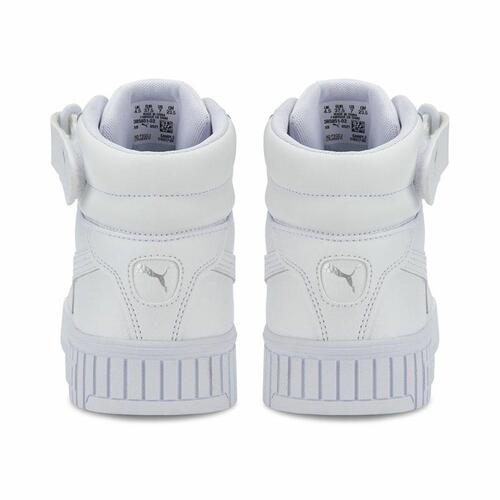 Kvinde Casual Sneakers Puma Carina 2.0 Mid Hvid 41