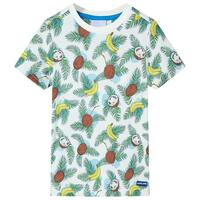 Kortærmet T-shirt til børn str. 116 flerfarvet