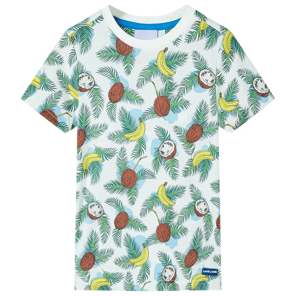 Kortærmet T-shirt til børn str. 116 flerfarvet