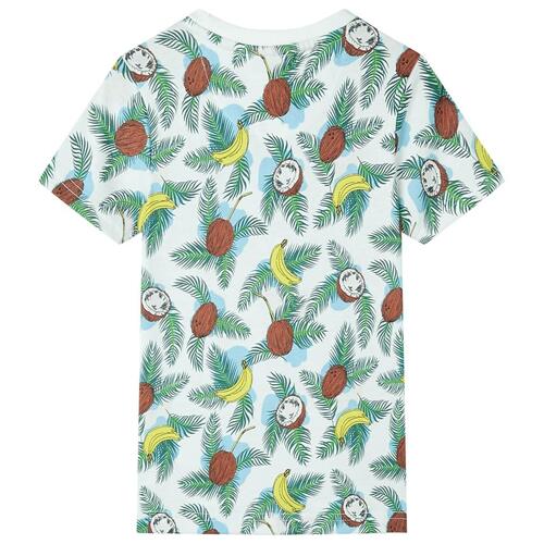 Kortærmet T-shirt til børn str. 116 flerfarvet