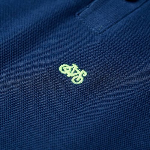 Poloshirt til børn str. 128 - marineblå