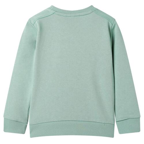 Sweatshirt til børn str. 128 lys kakifarve