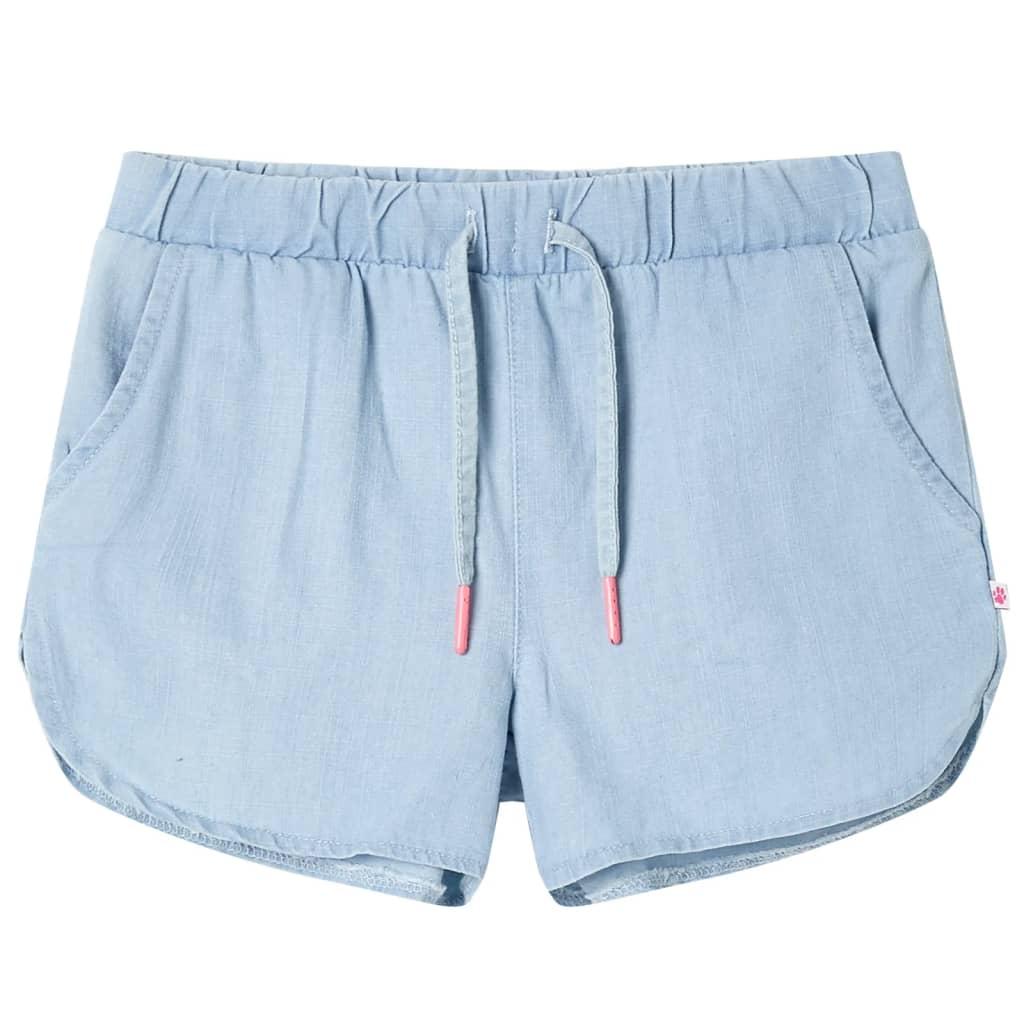 Shorts til børn str. 140 denimblå