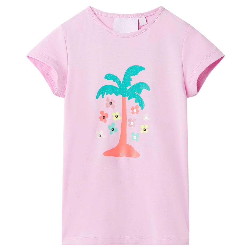 T-shirt til børn str. 92 lilla