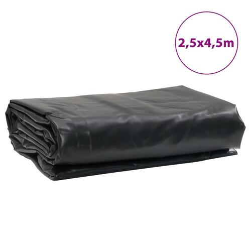 Presenning 2,5x4,5 m 650 g/m² sort