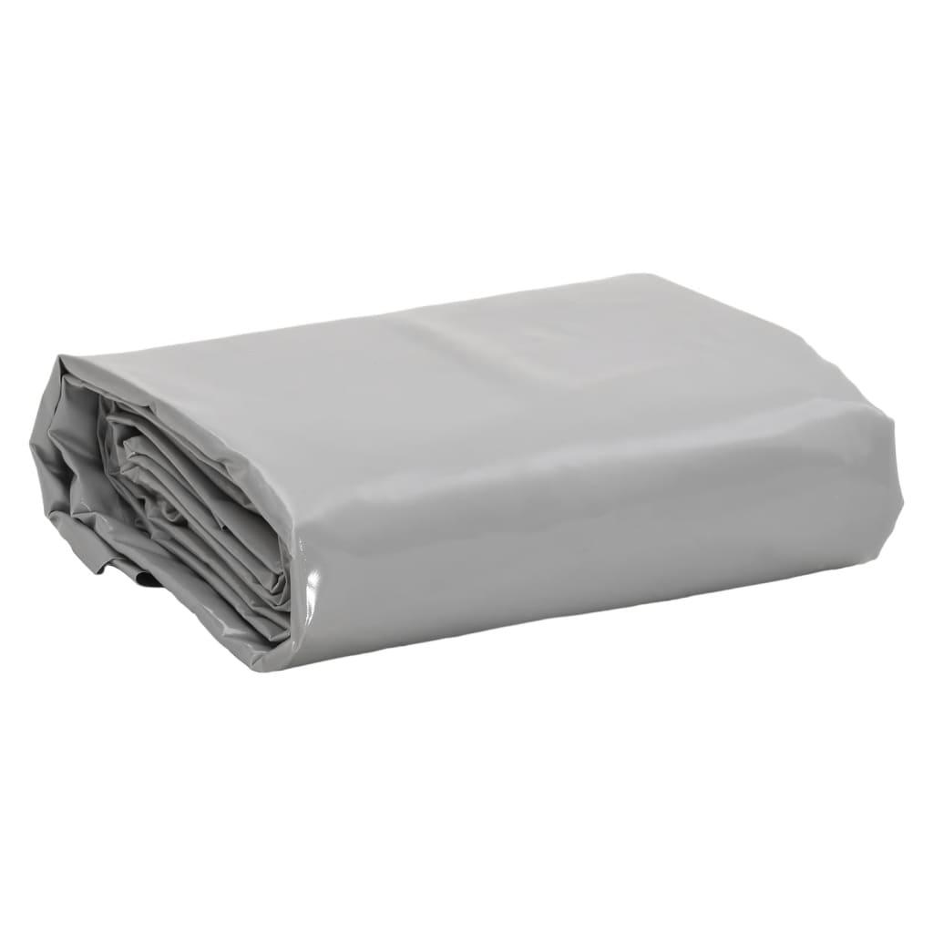 Presenning 3x6 m 650 g/m² grå