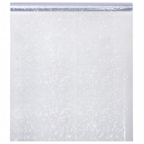 Vinduesfolie 90x1000 cm PVC 3D-regnbuemønster matteret