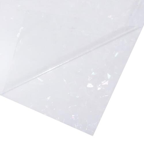 Vinduesfolie 90x1000 cm PVC 3D-regnbuemønster matteret