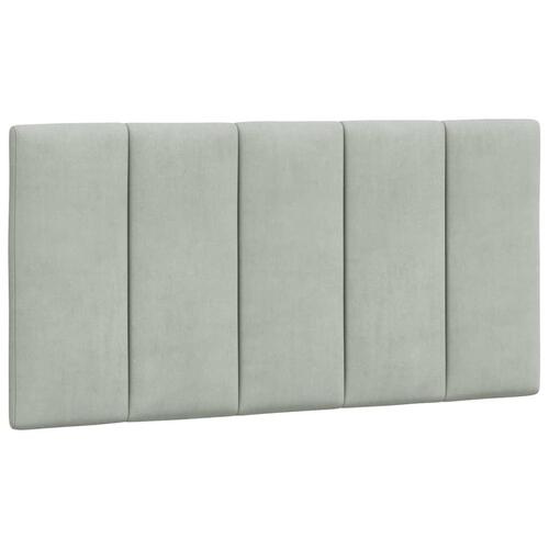 Sengeramme uden madras Lysegrå 100x200 cm Fløjl
