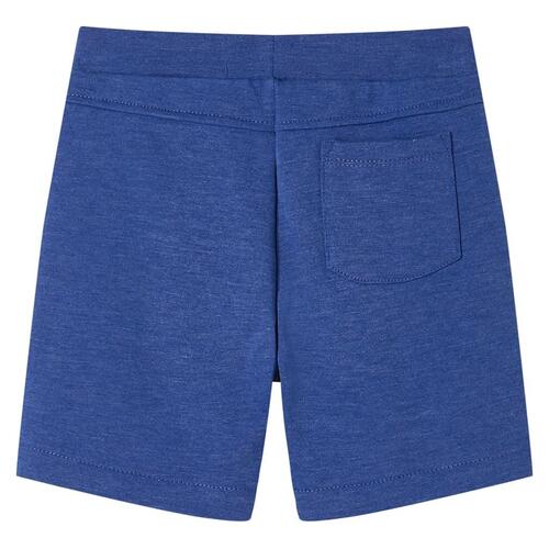 Shorts til børn str. 92 med snøre blåmeleret