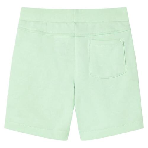 Shorts til børn str. 104 med snøre lysegrøn