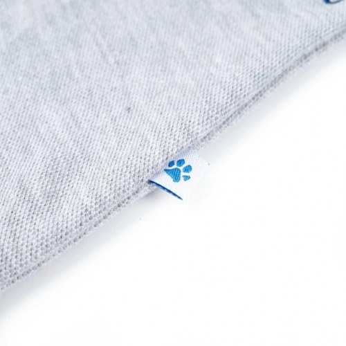 Poloshirt til børn str. 92 - gråmeleret