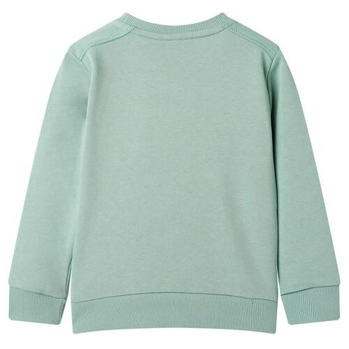 Sweatshirt til børn str. 140 lys kakifarve
