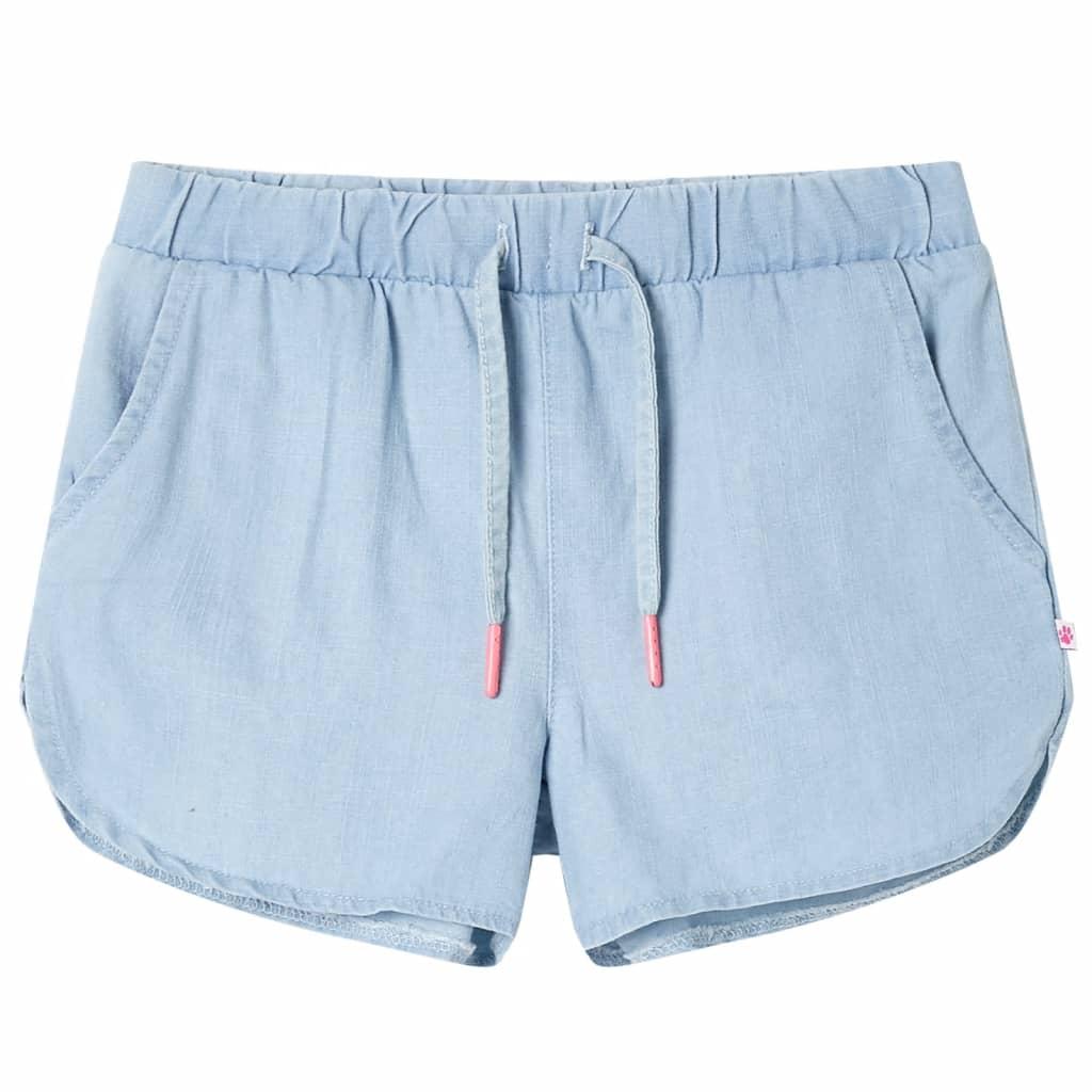 Shorts til børn str. 128 denimblå