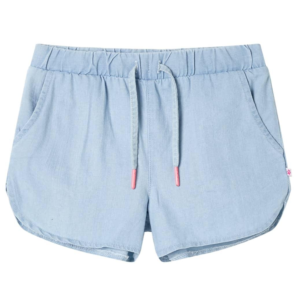 Shorts til børn str. 104 denimblå