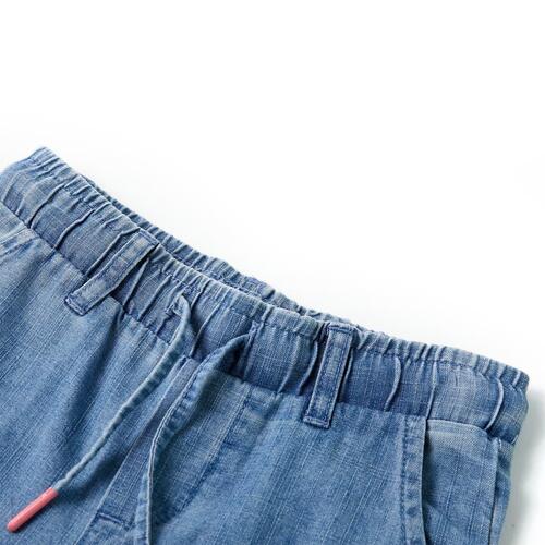 Shorts til børn str. 128 denimblå