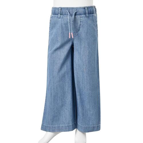 Shorts til børn str. 128 denimblå