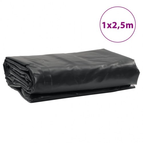 Presenning 1 × 2,5 m - 650 g/m², antracitgrå