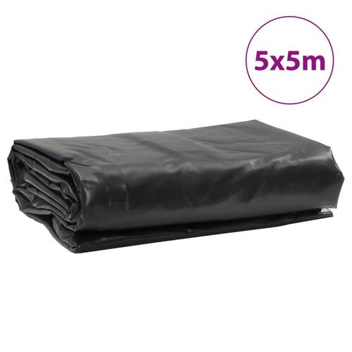 Presenning 5x5 m 650 g/m² antracitgrå