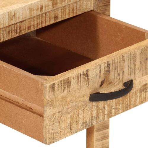 Sengebord 40x40x50 cm massivt mangotræ