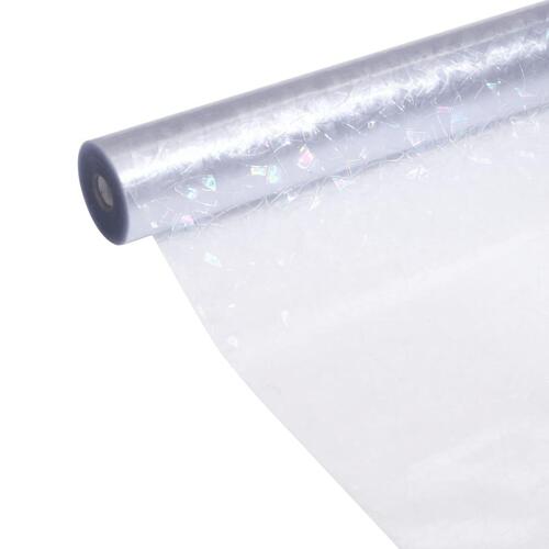 Vinduesfolie 45x1000 cm PVC 3D-regnbuemønster matteret