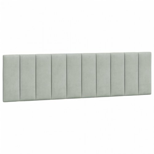 Sengeramme uden madras Hanko Lysegrå 180x200 cm Fløjl