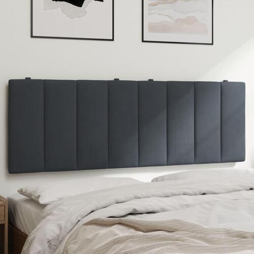Gavlpude 140 cm velour mørkegrå