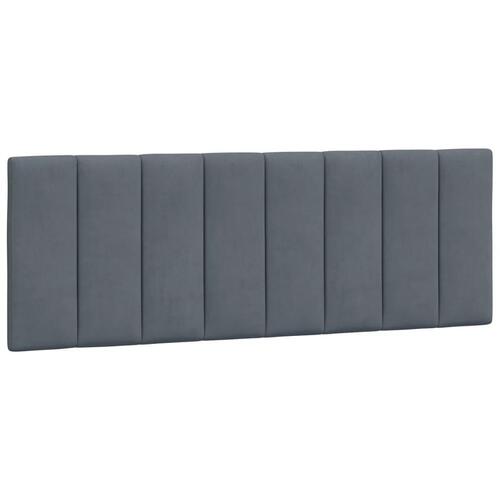 Gavlpude 140 cm velour mørkegrå