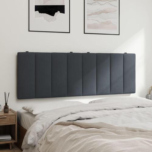 Gavlpude 140 cm velour mørkegrå