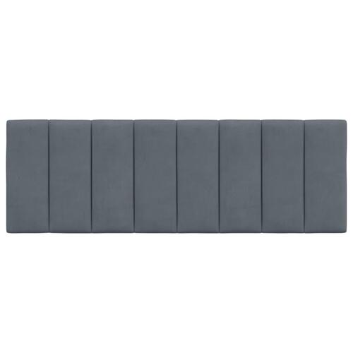 Gavlpude 140 cm velour mørkegrå